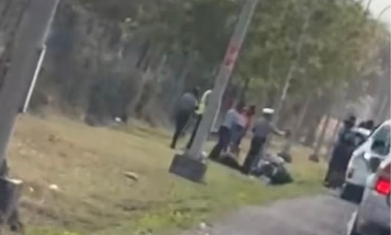Police Officer Road Collision