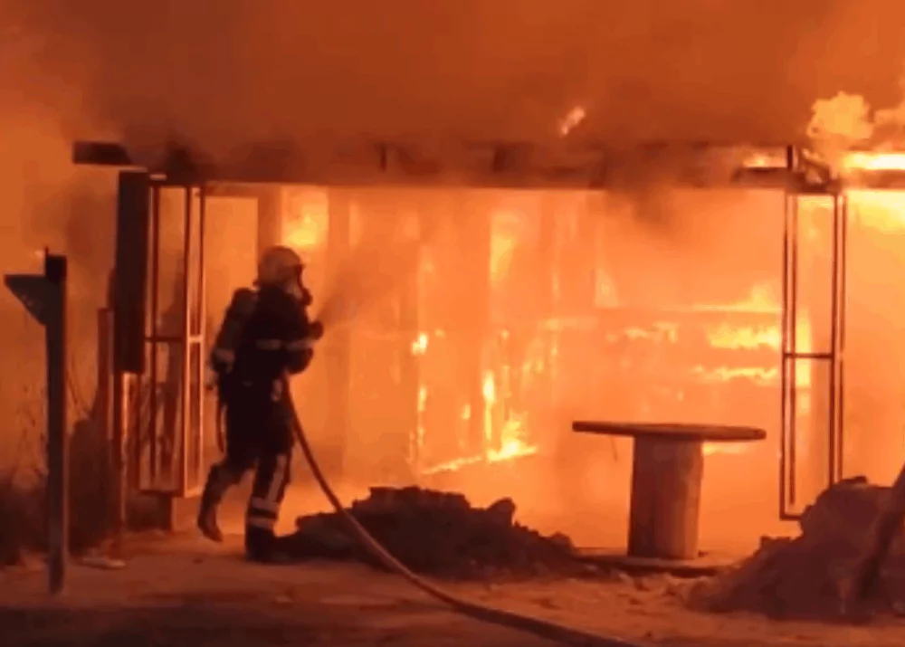 fire on old parham road