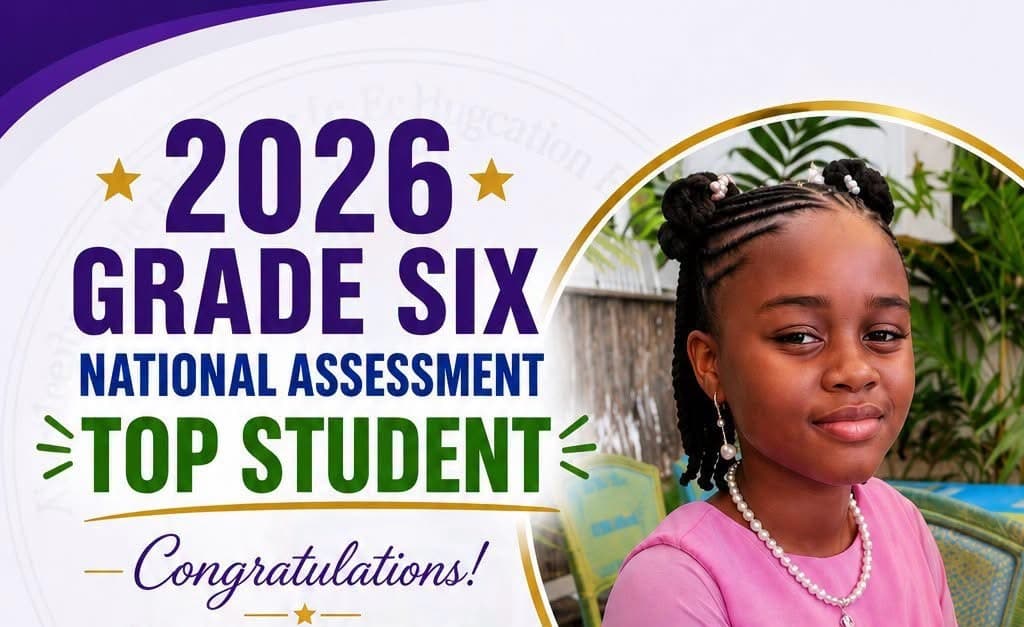 denushka gibbs top grade 6 national assessment performer 2026