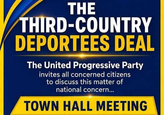 deportee town hall flyer