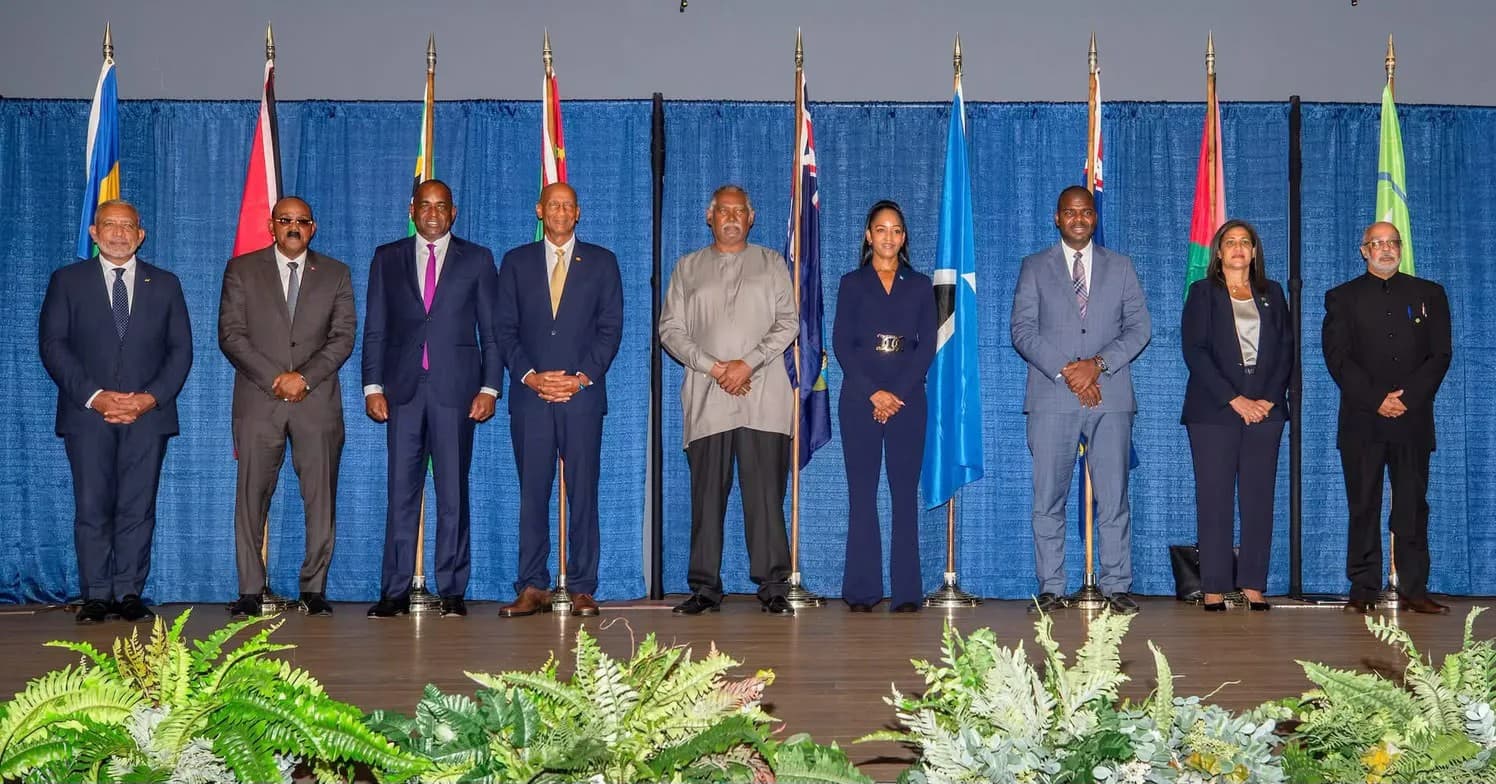 oecs leaders at 2026 oecs authority opening ceremony