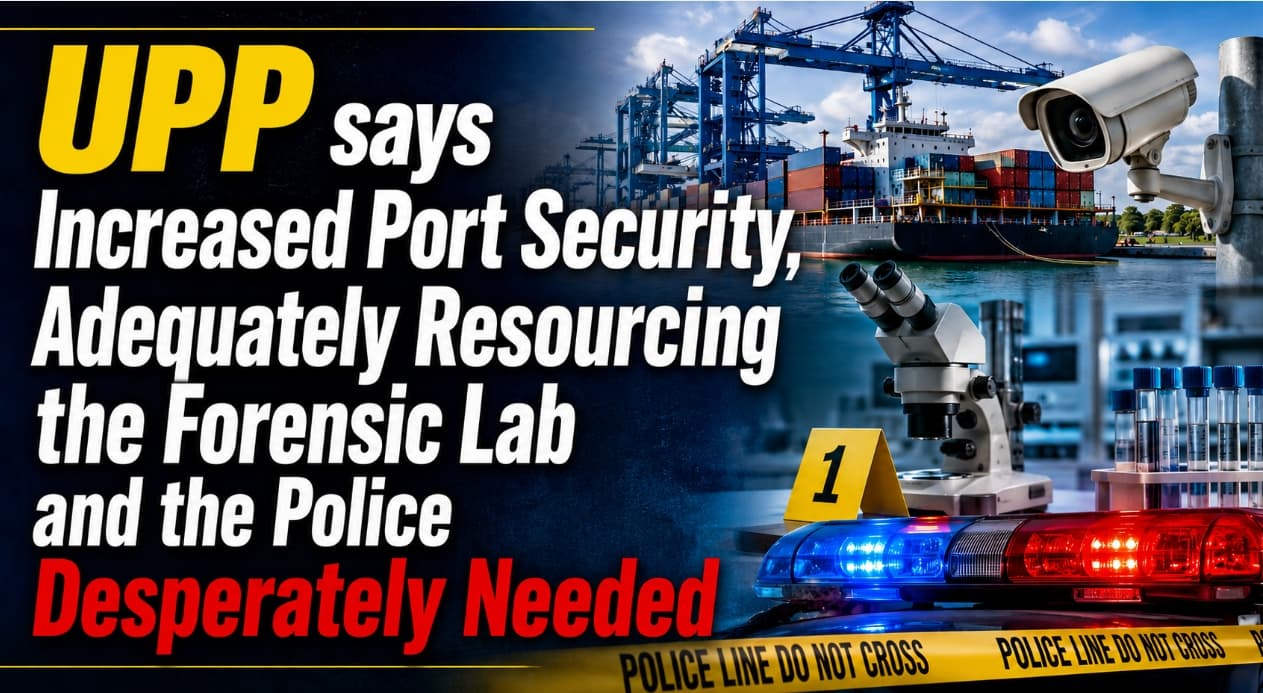 UPP Increased Port Security Forensic Lab and Police article picture
