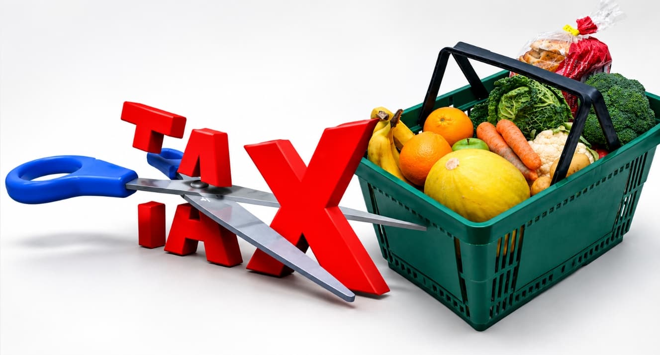 tax cut on food items